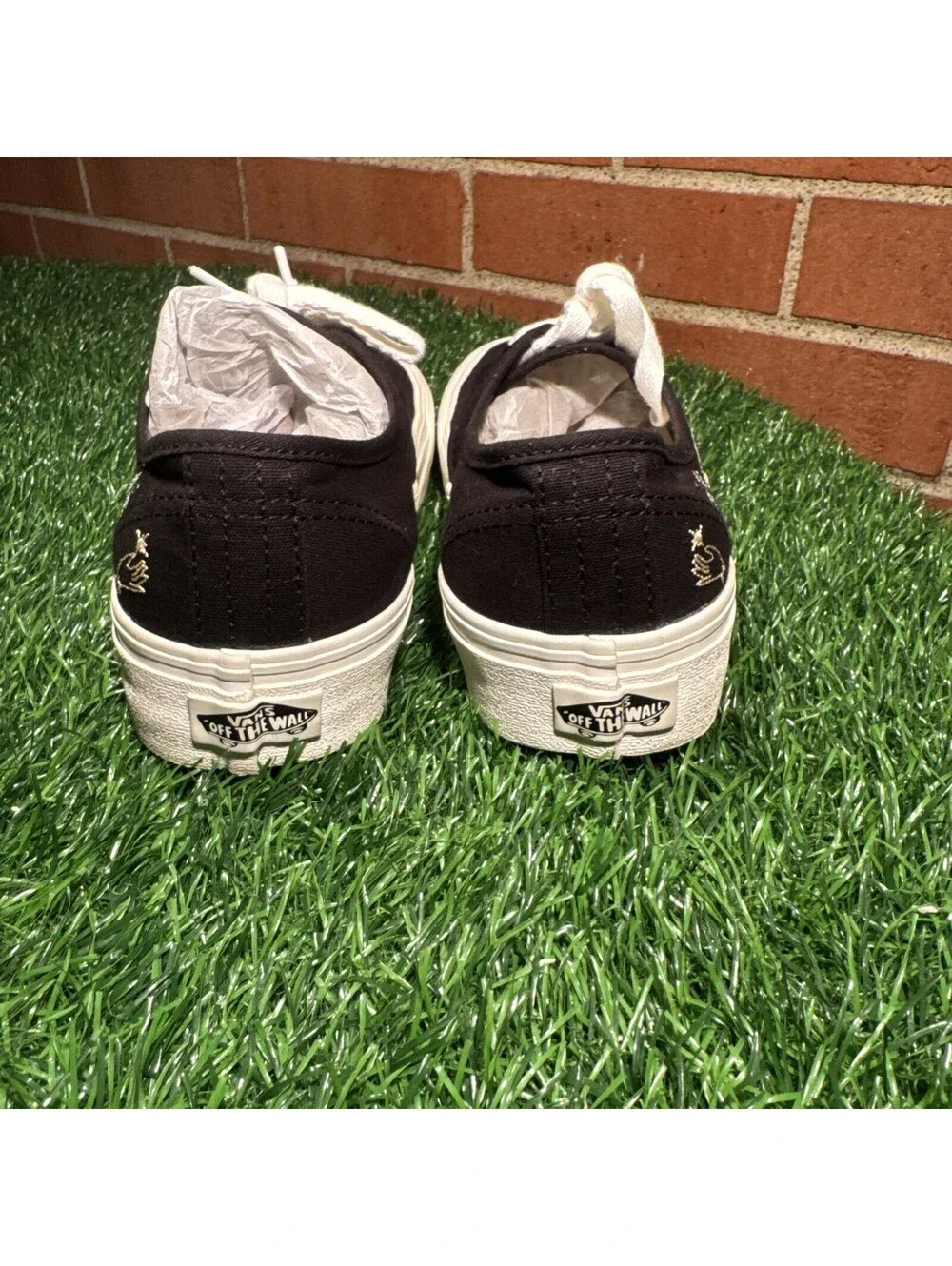 VANS Mystical Embroidered Authentic VR3 Sneakers Size 8.5w 7M Vnds Tried On Only